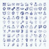 doodle baby icon N2
