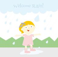 Welcome rain