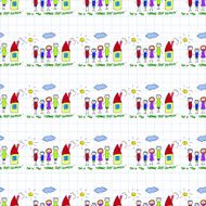 Seamless colorful vector pattern N10