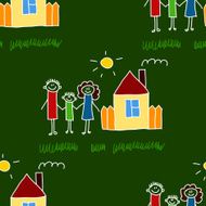 Colorful seamless pattern on blackboard N16