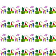 Seamless vector pattern N19