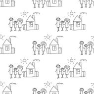 Seamless colorful vector pattern N75