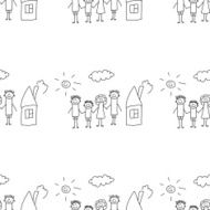 Seamless colorful vector pattern N101