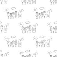 Seamless colorful vector pattern N102