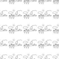 Seamless colorful vector pattern N126