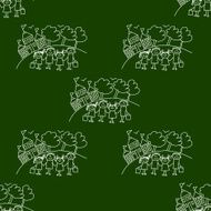 Blackboard School Seamless vector pattern N8