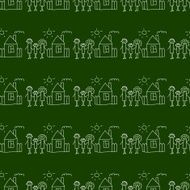 Blackboard School Seamless vector pattern N16