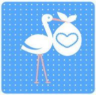 Baby shower card N7