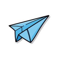 Paper Airplane Doodle N2