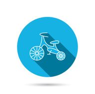 Bike icon Kids run-bike sign N4