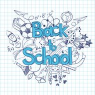 Sketch Back to School Background