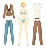 Doll with clothes N9
