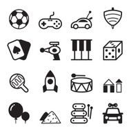 Toy icon set N2