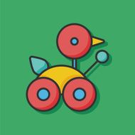 baby toy car icon N4