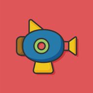 baby toy gun icon N2