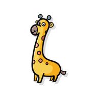 animal giraffe doodle