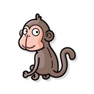 animal monkey doodle N2