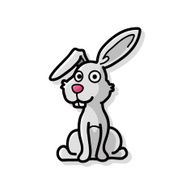 animal rabbit doodle