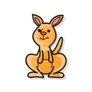 animal kangaroo doodle N2
