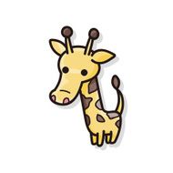 animal giraffe doodle N2