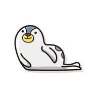 animal seal doodle