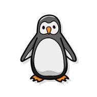 animal penguin doodle N2