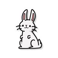 animal rabbit doodle N2