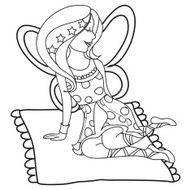 Fairy - coloring page for kids N2