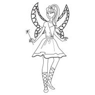 Fairy - coloring page for kids N3