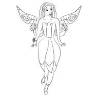 Fairy - coloring page for kids N7