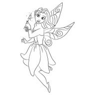 Fairy - coloring page for kids N10