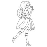 Fairy - coloring page for kids N11