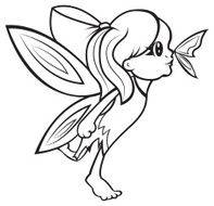 Fairy - coloring page for kids N15