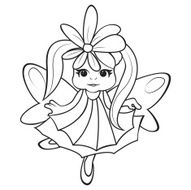 Fairy - coloring page for kids N18