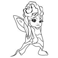 Fairy - coloring page for kids N19