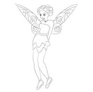 Fairy - coloring page for kids N20