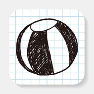 Doodle Beach Ball