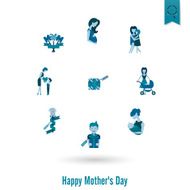 Happy Mothers Day Icons N167