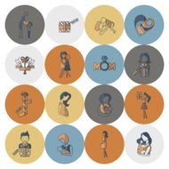 Happy Mothers Day Icons N180