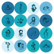 Happy Mothers Day Icons N184
