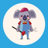 animal worker cartoon theme elements N9