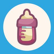 Feeding bottle theme elements N3