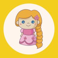 fairytale princess theme elements N6