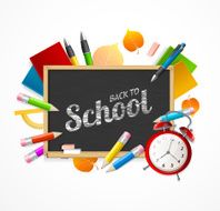 Back to School Concept Vector