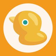 baby toy duck theme elements