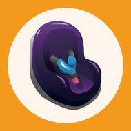 Baby Safety Seat theme elements