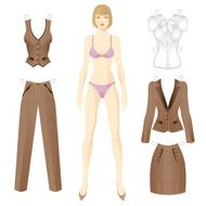 Doll with clothes N10