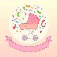 Hand drawn illustration - Buggy Vector