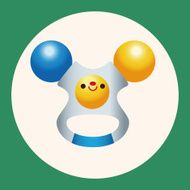 baby toy rattle theme elements N3