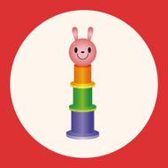 baby toy brick tower theme elements N2